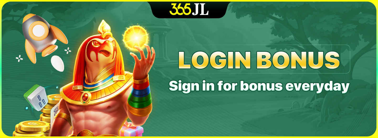 Login bonus banner